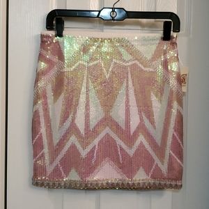 Decree sequin mini skirt